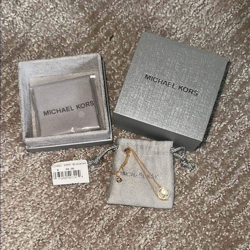 Michael Kors Gold Bracelet with Box